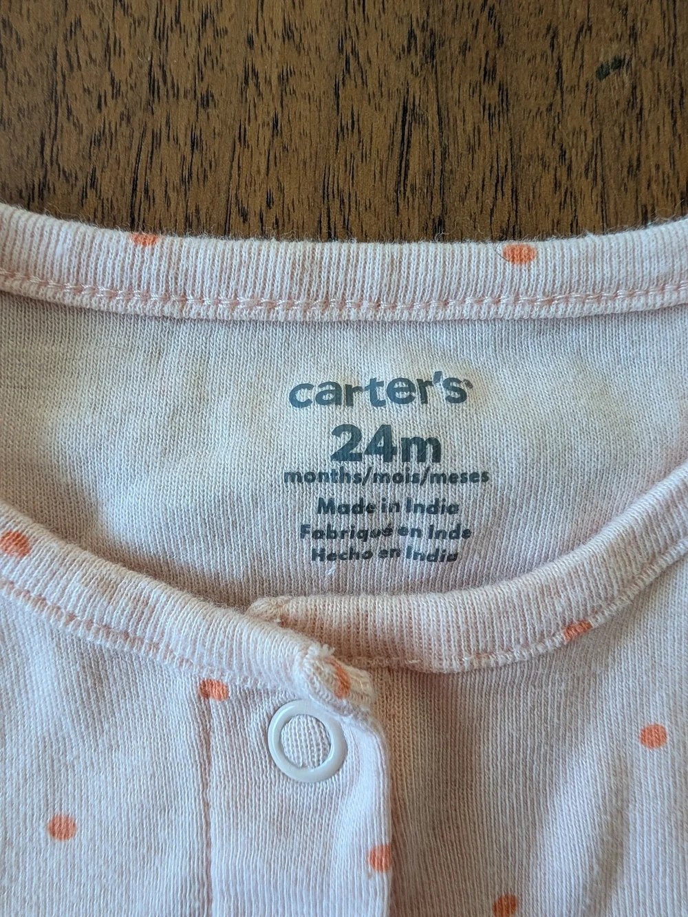 Carter's Baby Bubble Romper with Orange Slice Appliqués 24 Months 2T